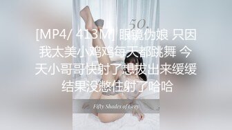 [MP4/ 413M] 眼镜伪娘 只因我太美小鸡鸡每天都跳舞 今天小哥哥快射了想拔出来缓缓 结果没憋住射了哈哈