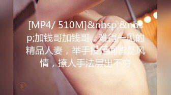 [MP4/ 510M]&nbsp;&nbsp;加钱哥加钱哥，难得一见的精品人妻，举手投足间皆是风情，撩人手法层出不穷