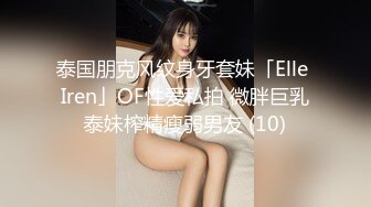 泰国朋克风纹身牙套妹「Elle Iren」OF性爱私拍 微胖巨乳泰妹榨精瘦弱男友 (10)