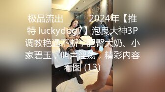 极品流出❤️❤️2024年【推特 luckydog7】泡良大神3P调教艳遇不断，肥臀大奶、小家碧玉，叫声淫荡，精彩内容看图 (13)