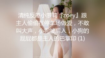 清纯反差小萝莉『zoey』跟主人偷偷在停车场做爱，不敢叫大声，小狗被后入，小狗的屁屁都是主人的巴掌印 (1)